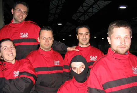 On site at Magic4, Warrington, England, 2005