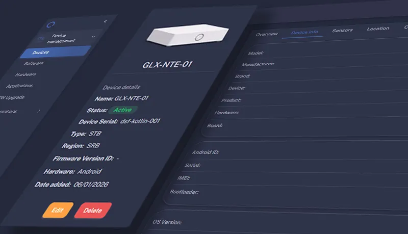 Device info – model, manufacturer, brand, product, hardware, OS vesion, etc.